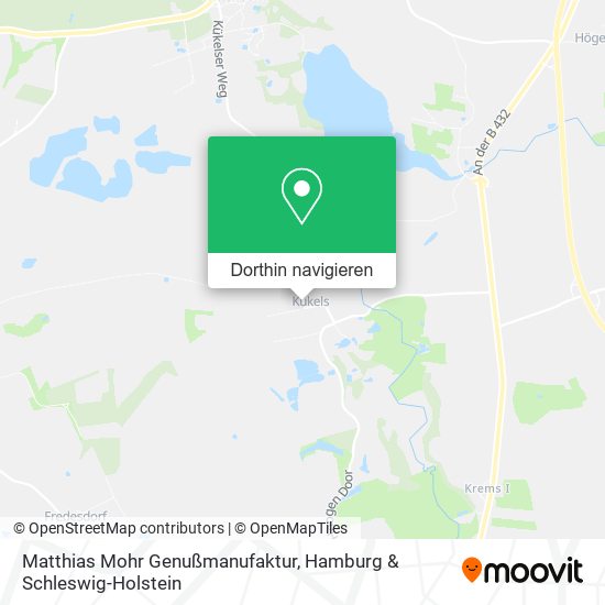 Matthias Mohr Genußmanufaktur Karte