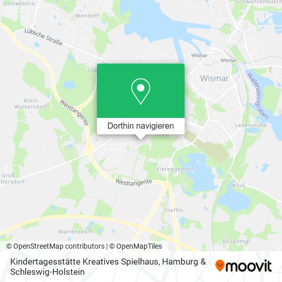 Kindertagesstätte Kreatives Spielhaus Karte