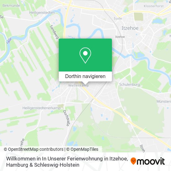 Willkommen in In Unserer Ferienwohnung in Itzehoe Karte