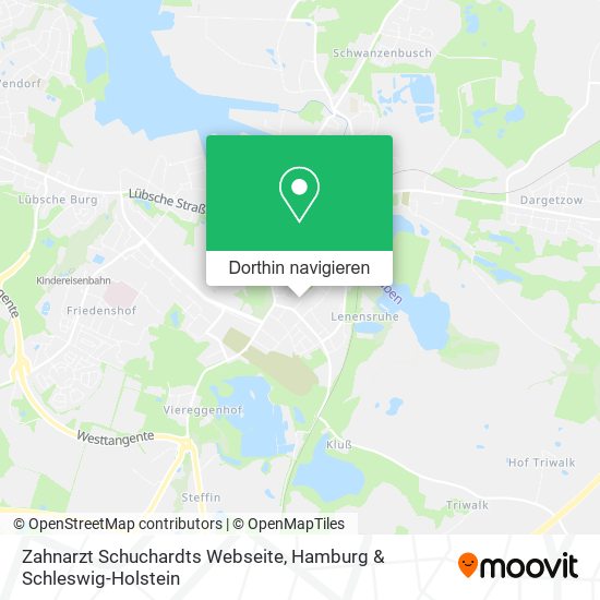 Zahnarzt Schuchardts Webseite Karte