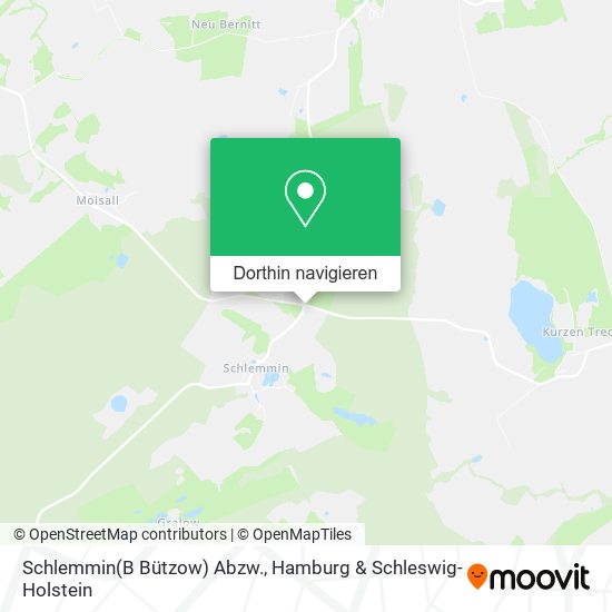 Schlemmin(B Bützow) Abzw. Karte