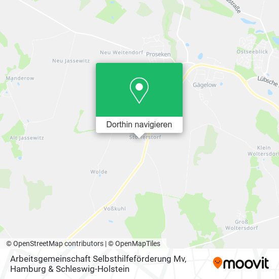 Arbeitsgemeinschaft Selbsthilfeförderung Mv Karte