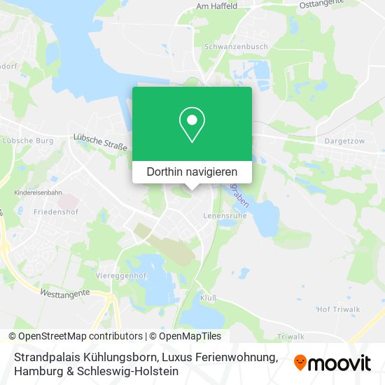 Strandpalais Kühlungsborn, Luxus Ferienwohnung Karte