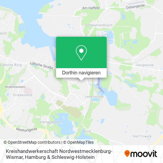 Kreishandwerkerschaft Nordwestmecklenburg-Wismar Karte