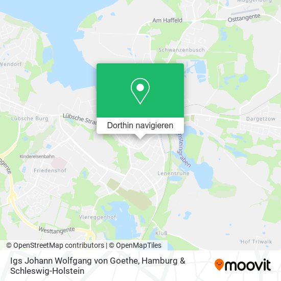 Igs Johann Wolfgang von Goethe Karte