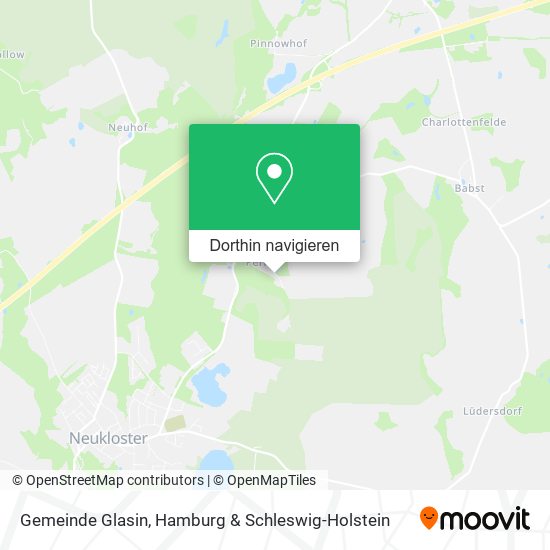 Gemeinde Glasin Karte