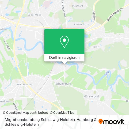 Migrationsberatung Schleswig-Holstein Karte