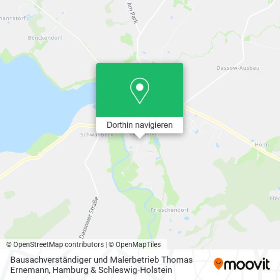 Bausachverständiger und Malerbetrieb Thomas Ernemann Karte
