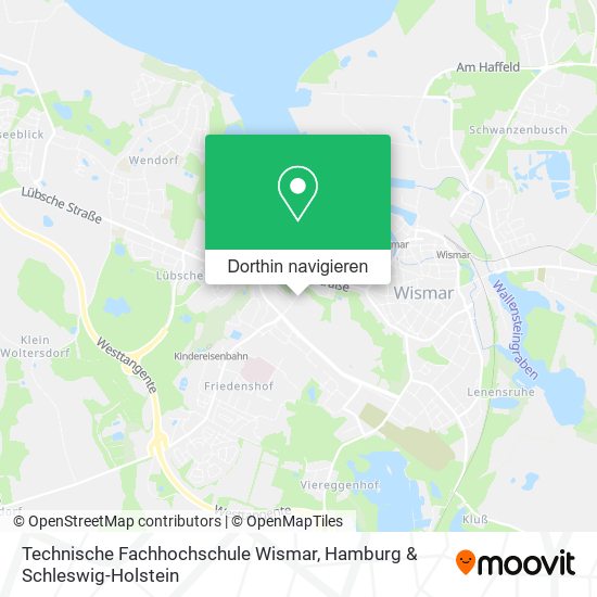 Technische Fachhochschule Wismar Karte