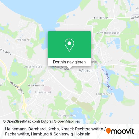 Heinemann, Bernhard, Krebs, Kraack Rechtsanwälte / Fachanwälte Karte