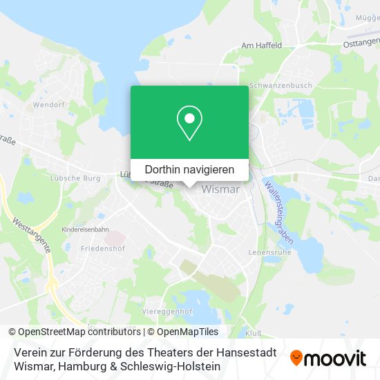 Verein zur Förderung des Theaters der Hansestadt Wismar Karte