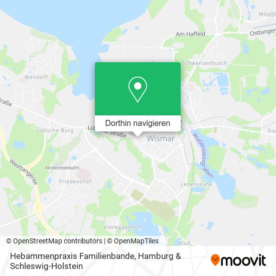 Hebammenpraxis Familienbande Karte