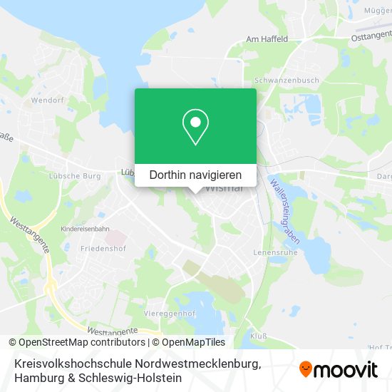 Kreisvolkshochschule Nordwestmecklenburg Karte