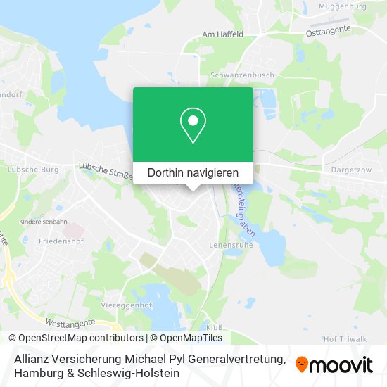Allianz Versicherung Michael Pyl Generalvertretung Karte