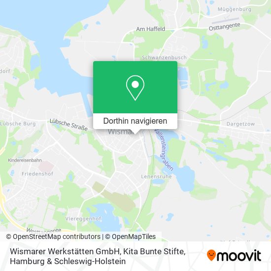 Wismarer Werkstätten GmbH, Kita Bunte Stifte Karte