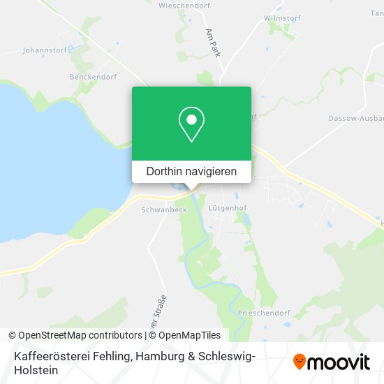 Kaffeerösterei Fehling Karte