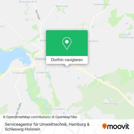 Serviceagentur für Umwelttechnik Karte