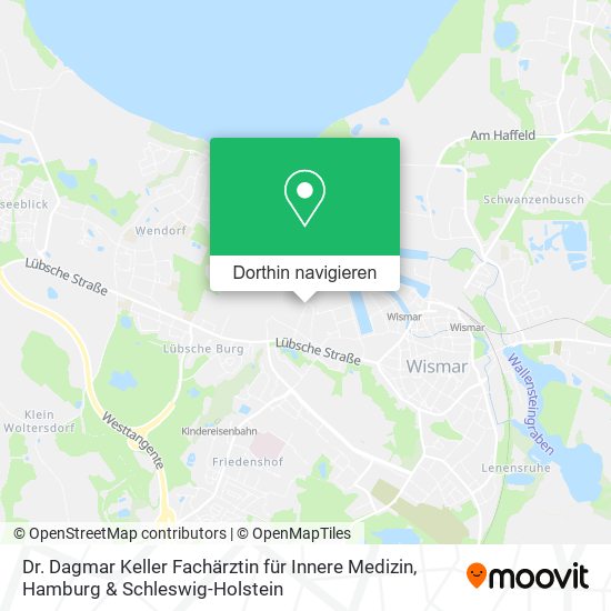 Dr. Dagmar Keller Fachärztin für Innere Medizin Karte
