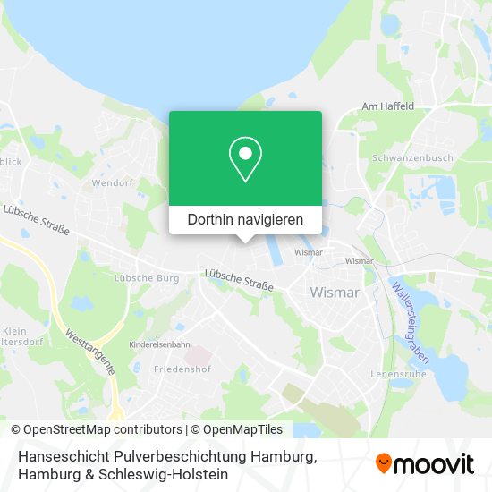 Hanseschicht Pulverbeschichtung Hamburg Karte