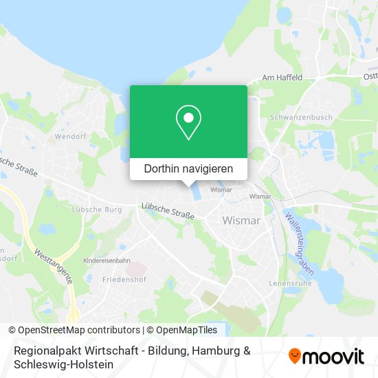 Regionalpakt Wirtschaft - Bildung Karte