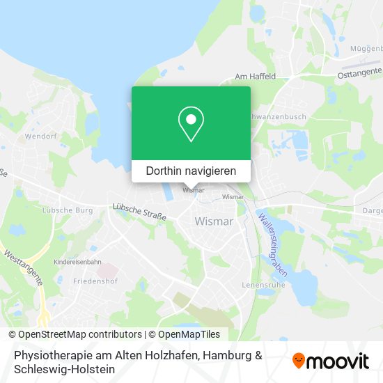 Physiotherapie am Alten Holzhafen Karte