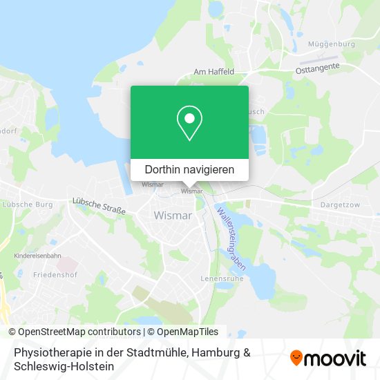 Physiotherapie in der Stadtmühle Karte