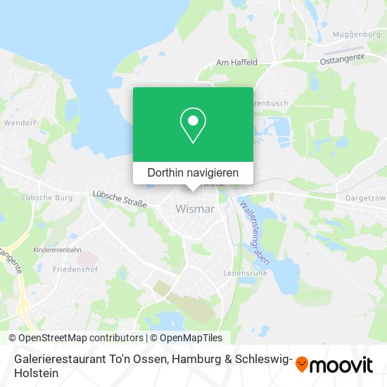 Galerierestaurant To'n Ossen Karte