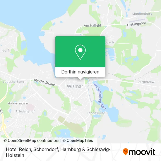 Hotel Reich, Schorndorf Karte