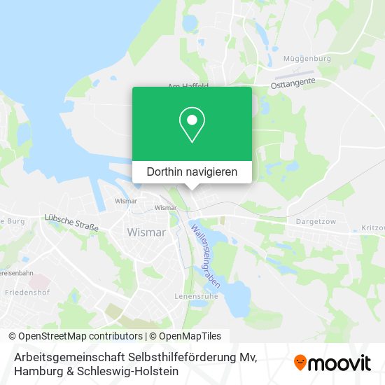 Arbeitsgemeinschaft Selbsthilfeförderung Mv Karte