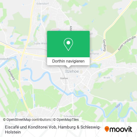 Eiscafé und Konditorei Vob Karte