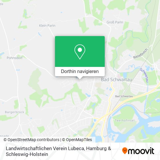 Landwirtschaftlichen Verein Lubeca Karte