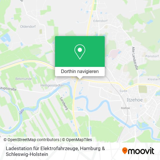 Ladestation für Elektrofahrzeuge Karte