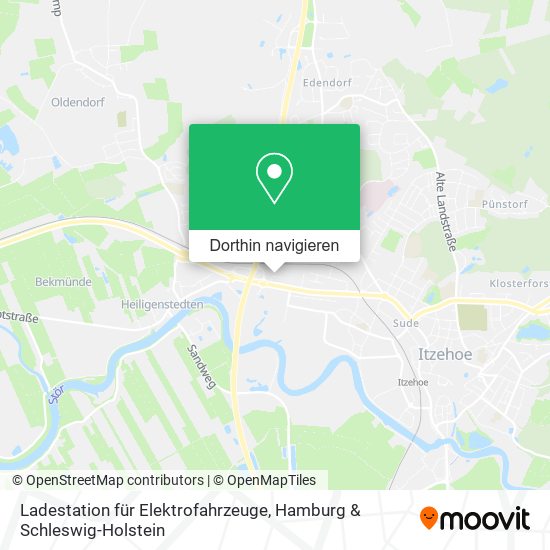Ladestation für Elektrofahrzeuge Karte