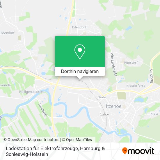 Ladestation für Elektrofahrzeuge Karte