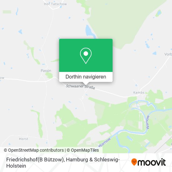 Friedrichshof(B Bützow) Karte