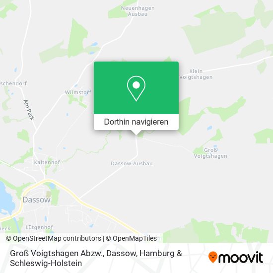 Groß Voigtshagen Abzw., Dassow Karte