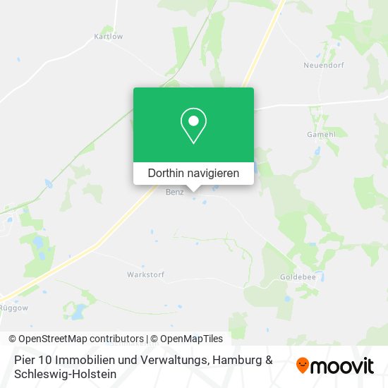 Pier 10 Immobilien und Verwaltungs Karte
