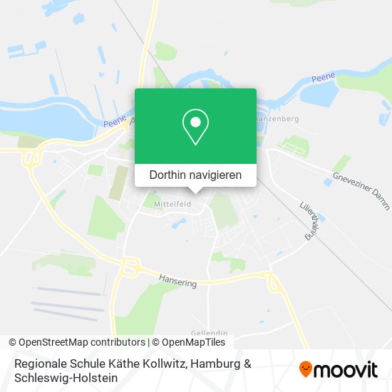 Regionale Schule Käthe Kollwitz Karte