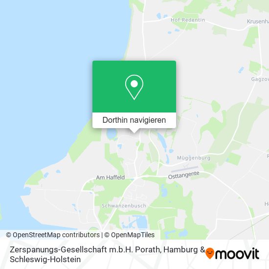 Zerspanungs-Gesellschaft m.b.H. Porath Karte