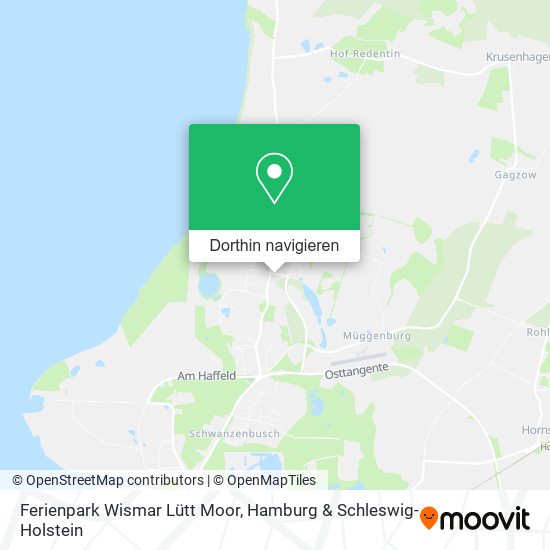 Ferienpark Wismar Lütt Moor Karte