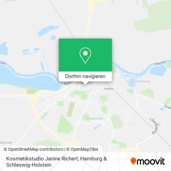 Kosmetikstudio Janine Richert Karte