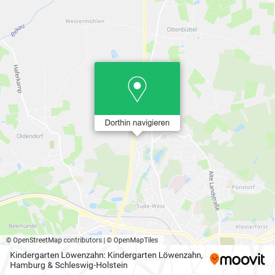 Kindergarten Löwenzahn: Kindergarten Löwenzahn Karte