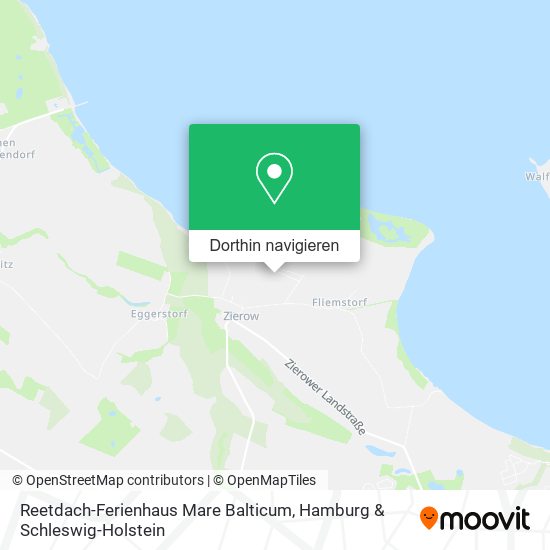 Reetdach-Ferienhaus Mare Balticum Karte