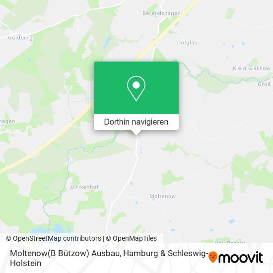 Moltenow(B Bützow) Ausbau Karte
