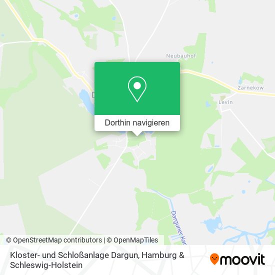 Kloster- und Schloßanlage Dargun Karte