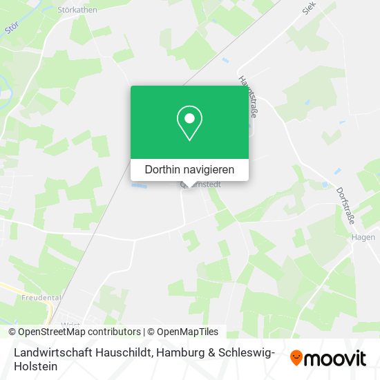 Landwirtschaft Hauschildt Karte