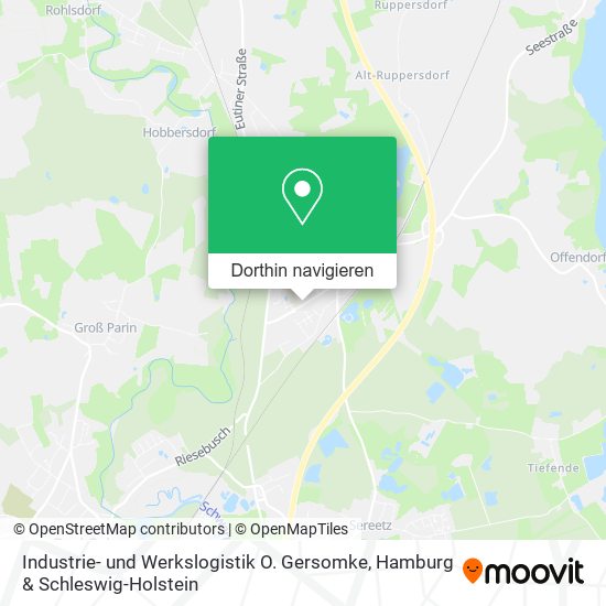 Industrie- und Werkslogistik O. Gersomke Karte