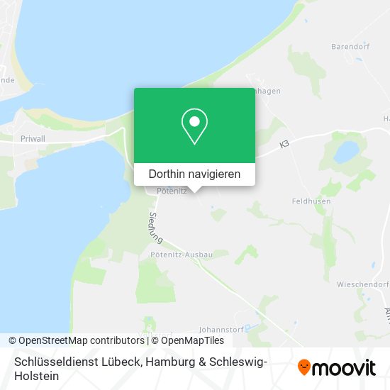 Schlüsseldienst Lübeck Karte