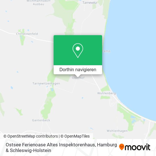 Ostsee Ferienoase Altes Inspektorenhaus Karte