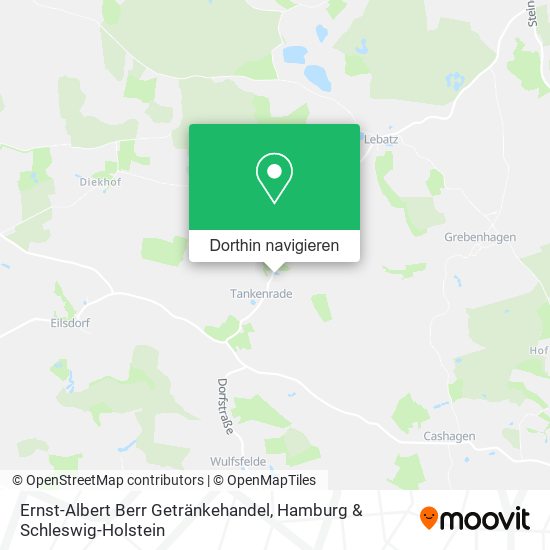 Ernst-Albert Berr Getränkehandel Karte